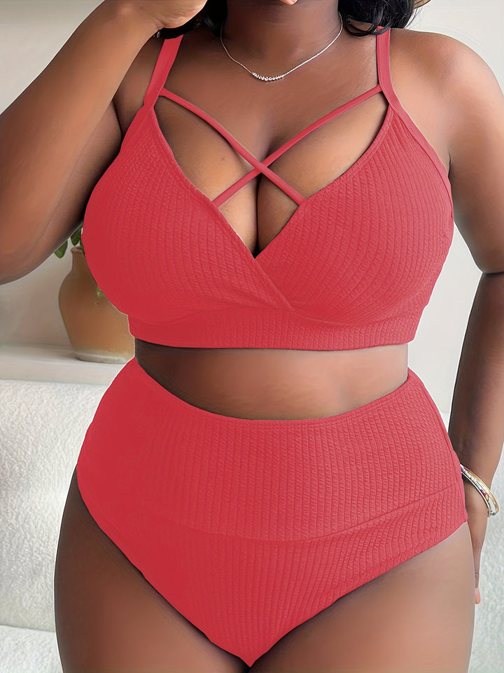 Malonie | Bauchfreundlicher V‑Tankini – Letzter Tag 80 % Rabatt!