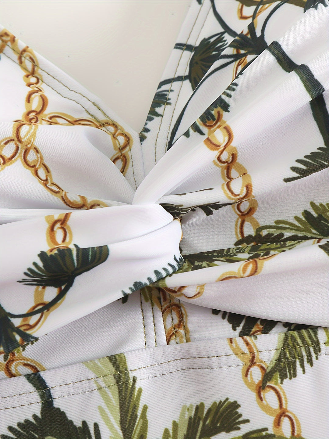 Donna™ | Tropisches Bade-Set mit Sarong & V-Ausschnitt