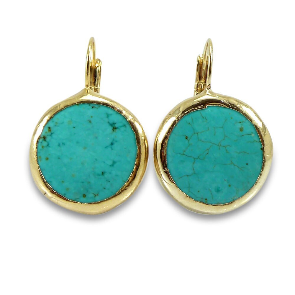 Artemisia | Vintage Türkis Ohrringe in Gold