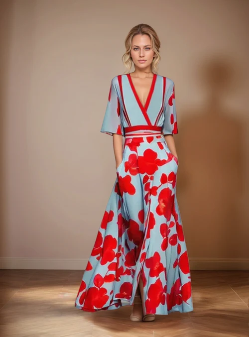Yasmine | Sommer Wickelkleid